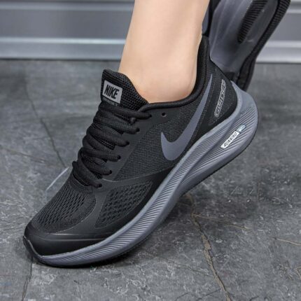 کتونی ست مردانه زنانه مدل نایک گاید nike guide رانینگ  رنگ مشکی کد 26000