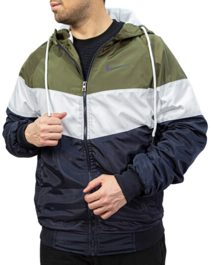 سویشرت مردانه بادگیر بارانی مدل نایک رنگ سبز کد 47530