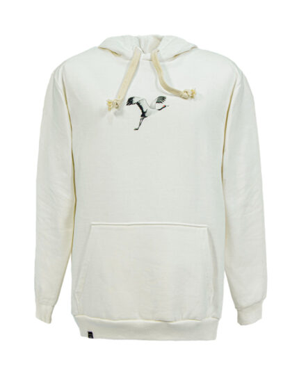 هودی اسپرت مردانه رنگ شیری طرح چاپی مدل پلیکان کد 26250