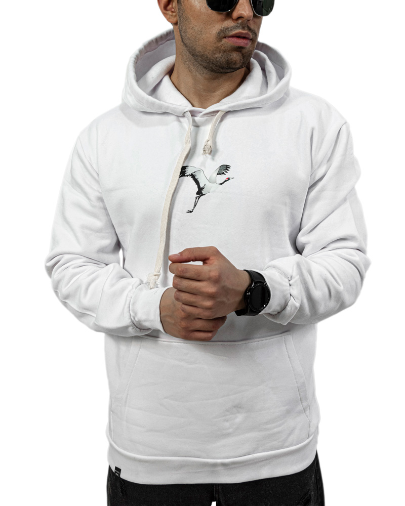 هودی اسپرت مردانه طرح چاپی مدل پلیکان رنگ سفید کد 26240 هودی اسپرت مردانه طرح چاپی مدل پلیکان رنگ سفید کد 26240