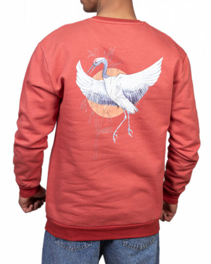 دورس مردانه سه نخ مدل ساده پشت چاپ پلیکان رنگ گلبهی کد 88252