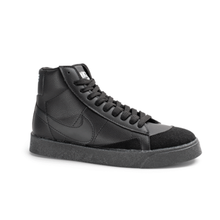 نیم بوت اسپرت مردانه مدل نایک بلیزر Nike Blazer رنگ تمام مشکی کد 6951