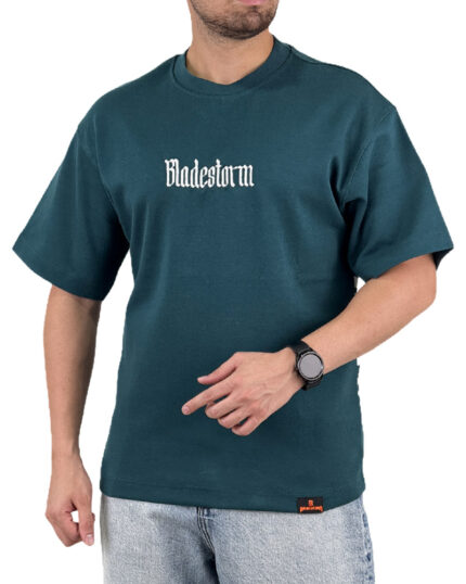 تیشرت مردانه اسپرت مدل لش استورم پروانه چاپ رنگ سبز کد 999111