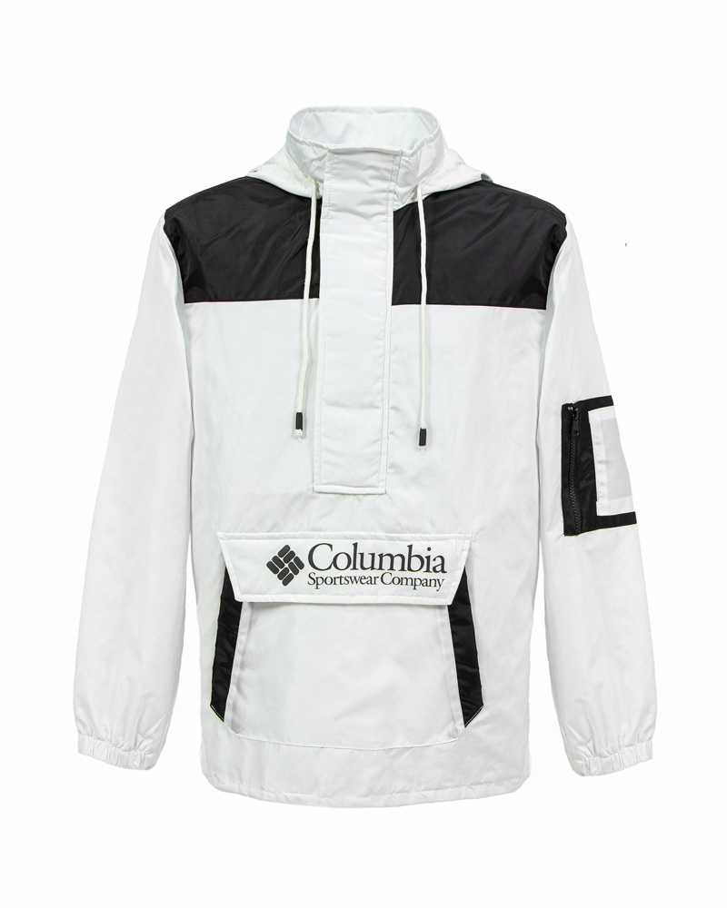 سویشرت مردانه بادگیر ضد باران کلمبیا رنگ سفید مشکی کد 24556 سویشرت مردانه بادگیر ضد باران کلمبیا رنگ سفید مشکی کد 24556