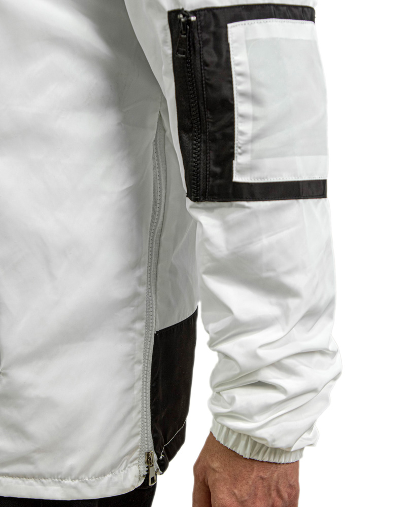 سویشرت مردانه بادگیر ضد باران کلمبیا رنگ سفید مشکی کد 24556 سویشرت مردانه بادگیر ضد باران کلمبیا رنگ سفید مشکی کد 24556