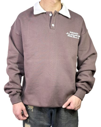 دورس مردانه دو تیکه یقه دار دکمه ای رنگ نسکافه ای کد 040030