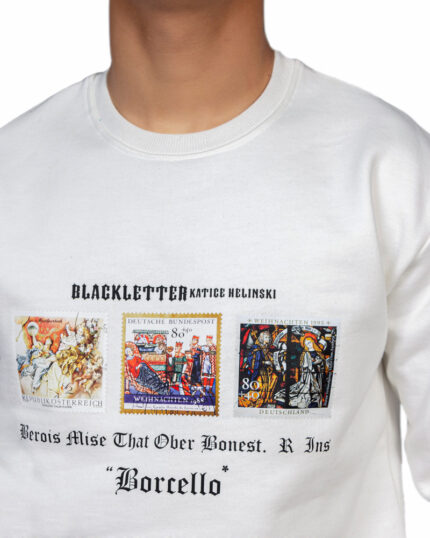 دورس مردانه سه نخ مدل 3 تمبر رنگ سفید کد 78255