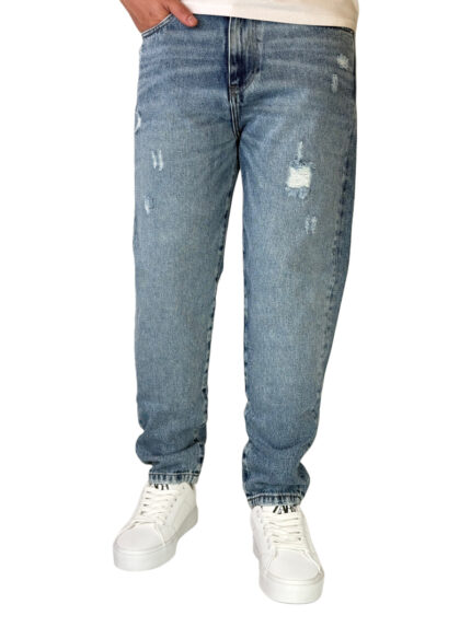 شلوار جین مردانه بوی فرند رنگ آبی روشن کد 00355