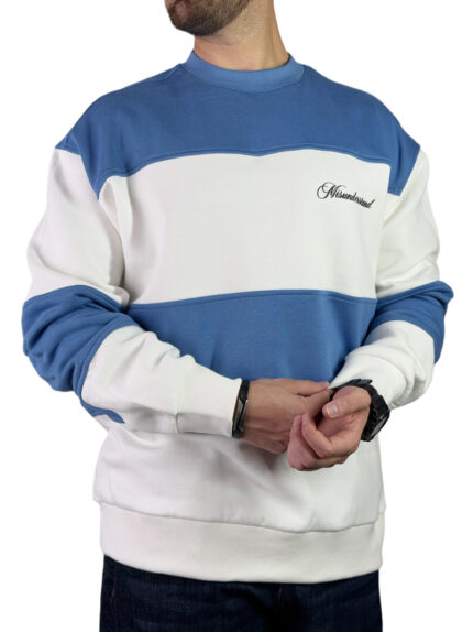 دورس مردانه مدل رینگر کانفی رنگ سفید آبی کد 0338