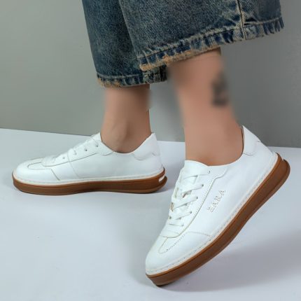 کفش کتونی زنانه زارا zara رنگ سفید کد 03101