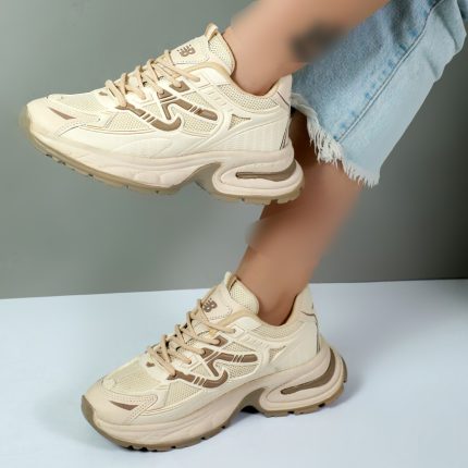 کتونی اسپرت زنانه مدل نیوبالانس 997 رنگ کرم نسکافه ای کد 12288