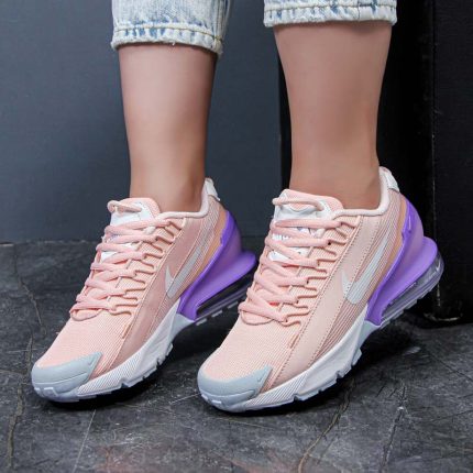 کتونی اسپرت زنانه رنگ صورتی مدل نایک ایر nike air max pulse کپسول دار کد 24480