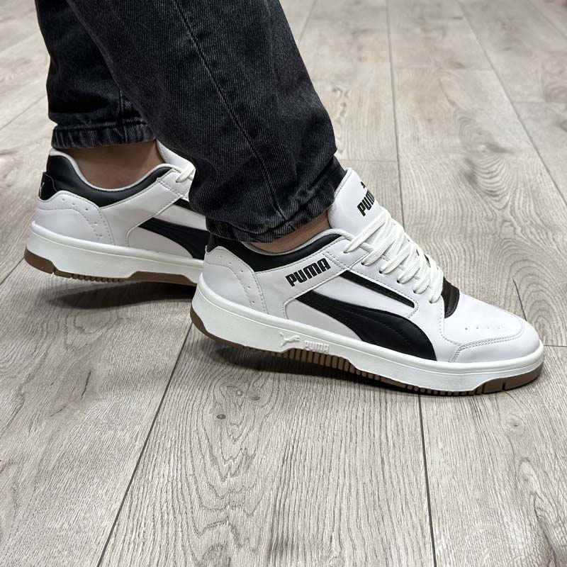 کفش و کتانی مردانه مدل پوما PUMA رنگ سفید مشکی کد 1399 کفش و کتانی مردانه مدل پوما PUMA رنگ سفید مشکی کد 1399