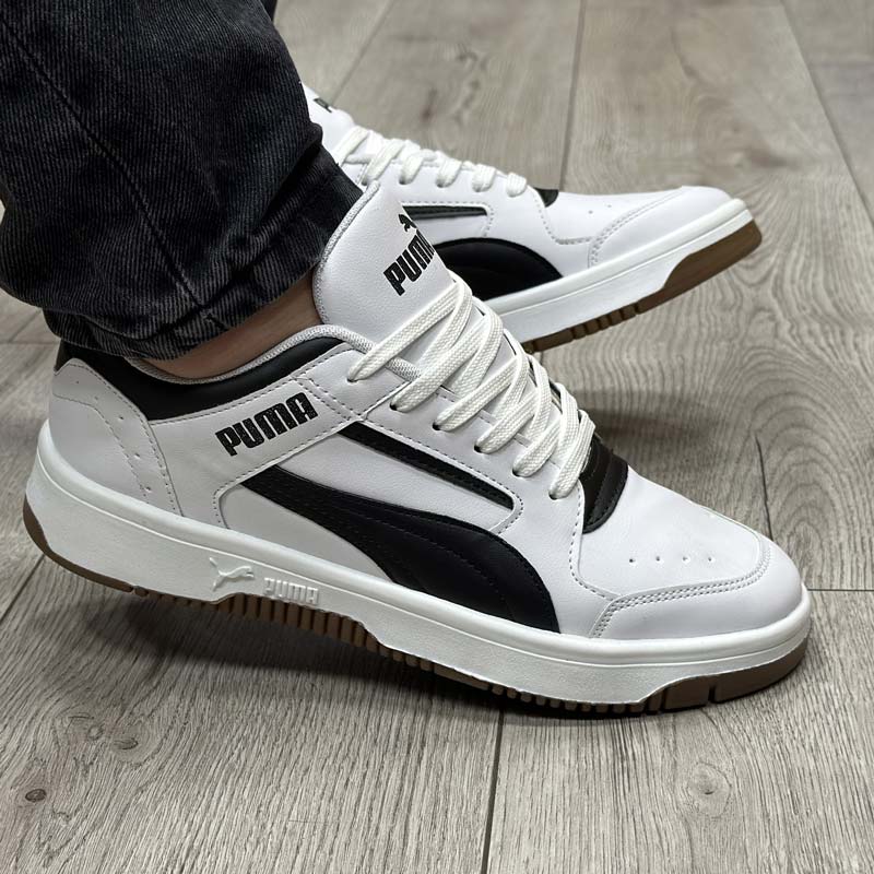 کفش و کتانی مردانه مدل پوما PUMA رنگ سفید مشکی کد 1399 کفش و کتانی مردانه مدل پوما PUMA رنگ سفید مشکی کد 1399