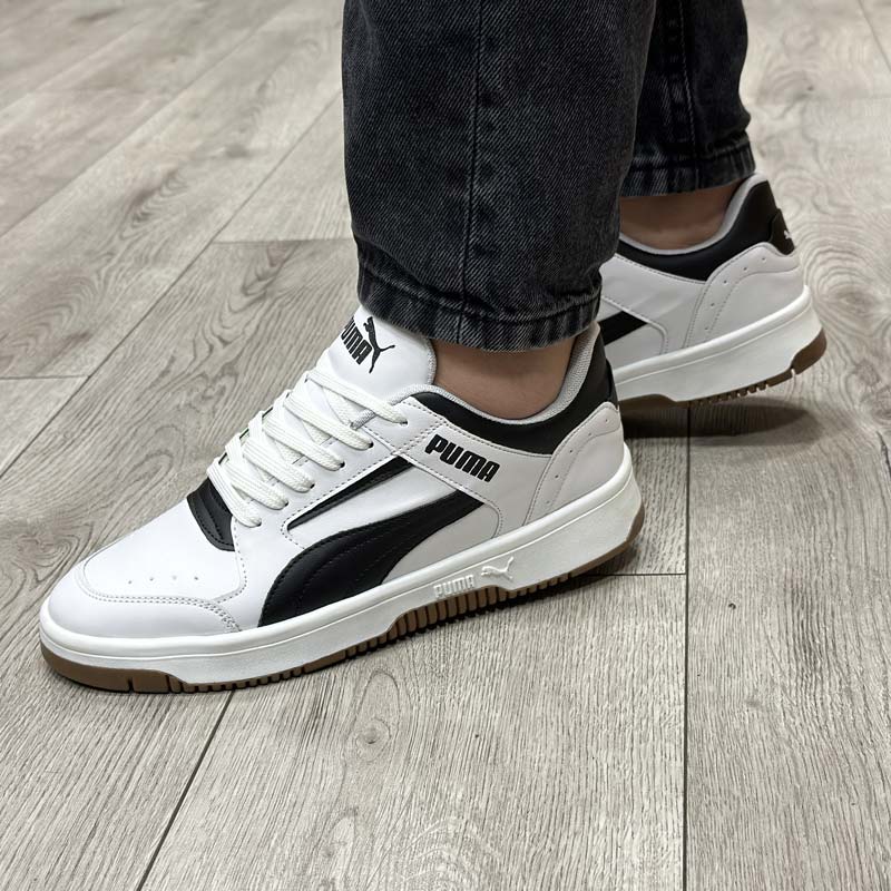 کفش و کتانی مردانه مدل پوما PUMA رنگ سفید مشکی کد 1399 کفش و کتانی مردانه مدل پوما PUMA رنگ سفید مشکی کد 1399