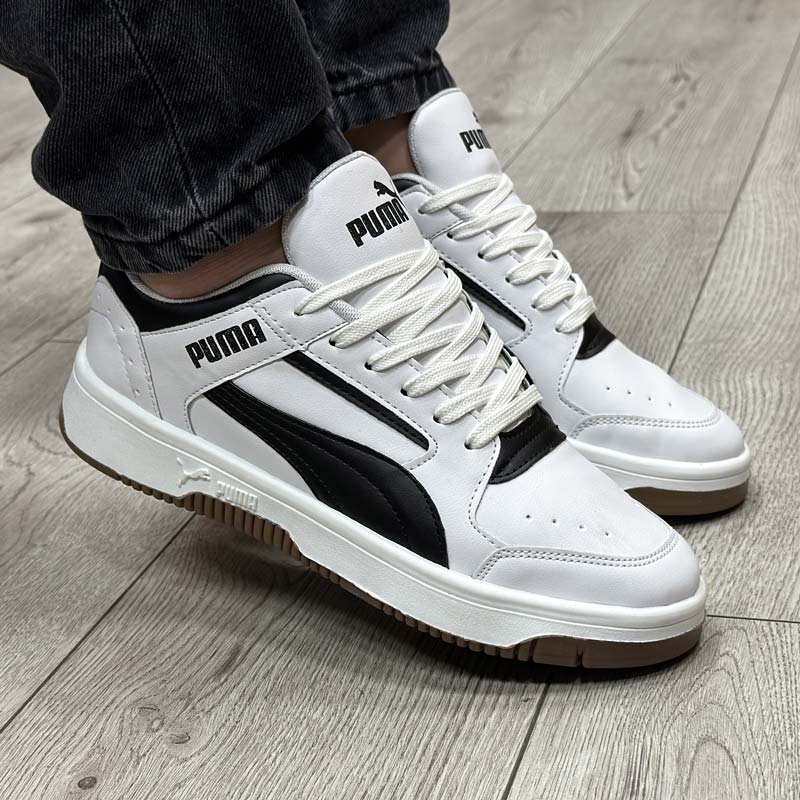 کفش و کتانی مردانه مدل پوما PUMA رنگ سفید مشکی کد 1399 کفش و کتانی مردانه مدل پوما PUMA رنگ سفید مشکی کد 1399