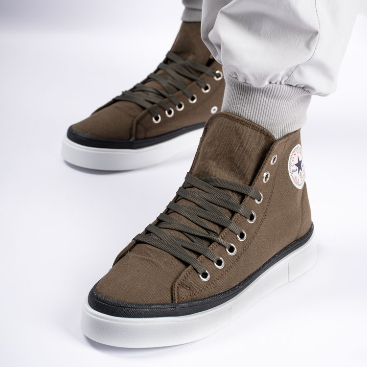 نیم بوت اسپرت مردانه رنگ یشمی مدل آل استار کانورس Converse کد 2415 نیم بوت اسپرت مردانه رنگ یشمی مدل آل استار کانورس Converse کد 2415
