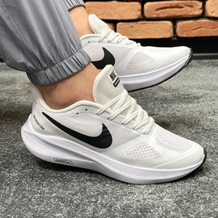 کتونی ست مردانه زنانه مدل نایک ایر زوم گاید nike air zoom guide رانینگ سفید کد 1241