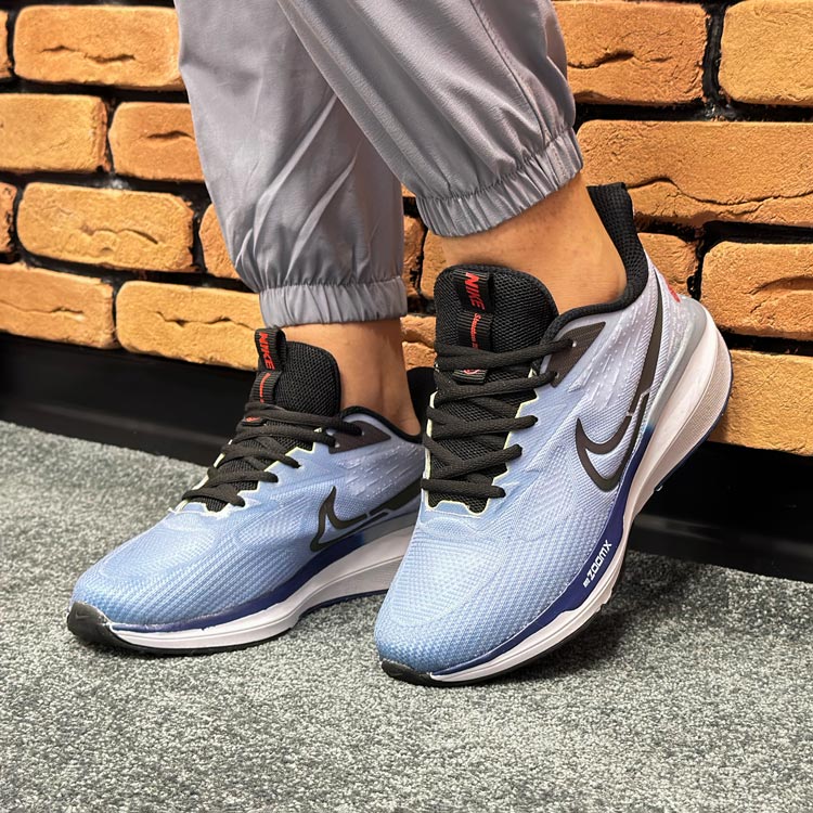 کتونی اسپرت مردانه مدل نایک nike zoomx رنگ آبی کد 8815 کتونی اسپرت مردانه مدل نایک nike zoomx رنگ آبی کد 8815