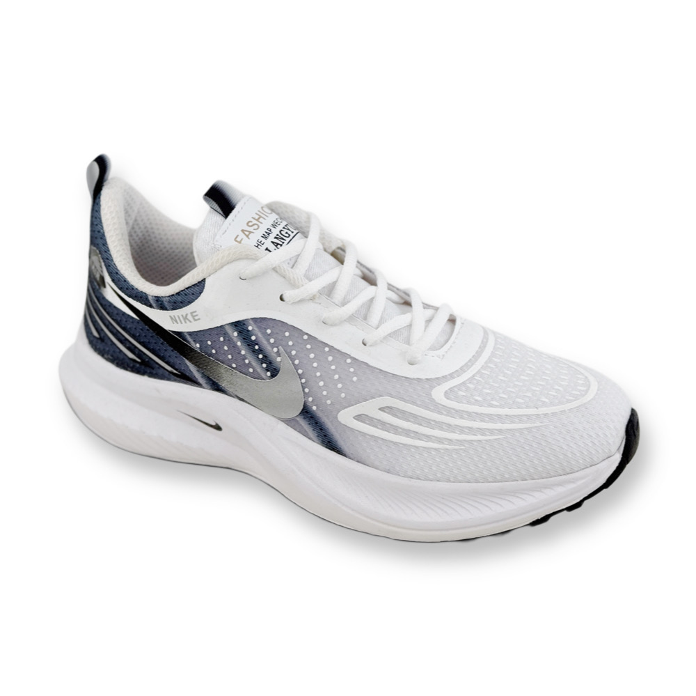 کتونی رانینگ مردانه مدل نایکی NIKE رنگ سفید پشت سابلومیشن کد 45966 کتونی رانینگ مردانه مدل نایکی NIKE رنگ سفید پشت سابلومیشن کد 45966
