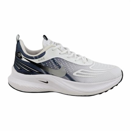 کتونی رانینگ مردانه مدل نایکی NIKE رنگ سفید پشت سابلومیشن کد 45966