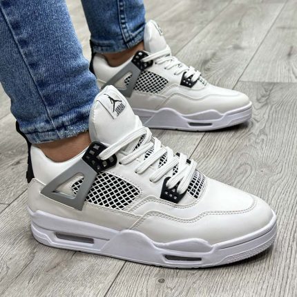 کفش و کتانی مردانه رنگ سفید مدل NIKE AIR JORDAN 4 جردن ایر کد 200970
