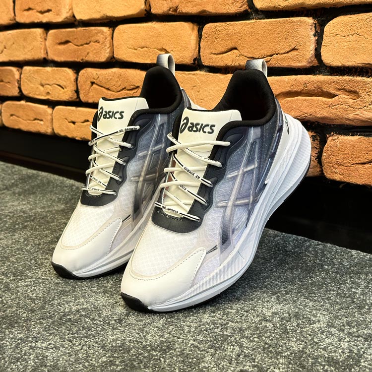 کتونی مردانه مدل اسیکس ASICS رنگ سفید مشکی کد 5760 کتونی مردانه مدل اسیکس ASICS رنگ سفید مشکی کد 5760