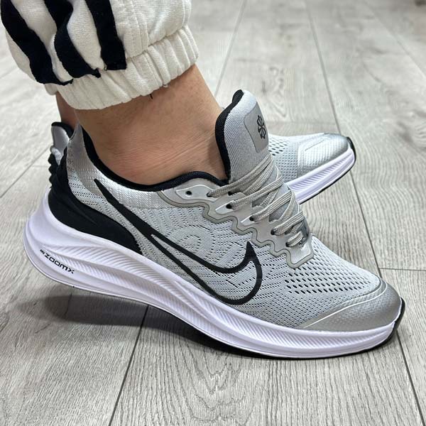 کفش و کتانی مردانه مدل نایک NIKE ZOOM رنگ طوسی کد 1395 کفش و کتانی مردانه مدل نایک NIKE ZOOM رنگ طوسی کد 1395