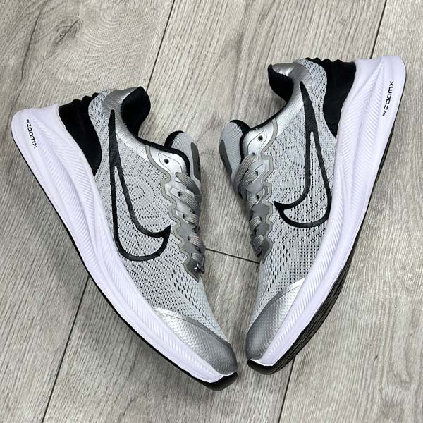 کفش و کتانی مردانه مدل نایک NIKE ZOOM رنگ طوسی کد 1395 کفش و کتانی مردانه مدل نایک NIKE ZOOM رنگ طوسی کد 1395