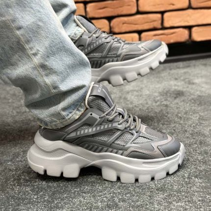 کتونی اسپرت مردانه بالنسیاگا BALENCIAGA رنگ طوسی کد 1300