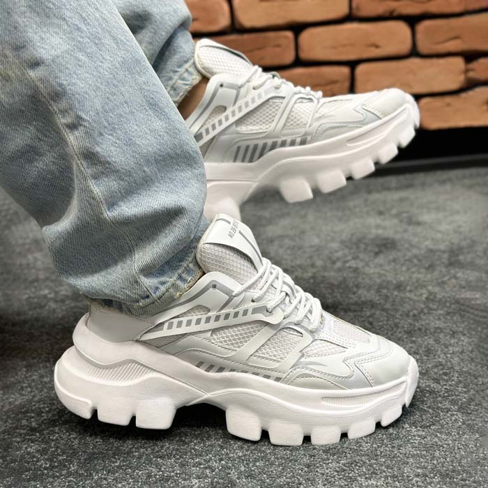 کتونی اسپرت مردانه بالنسیاگا BALENCIAGA رنگ سفید کد 1400 کتونی اسپرت مردانه بالنسیاگا BALENCIAGA رنگ سفید کد 1400