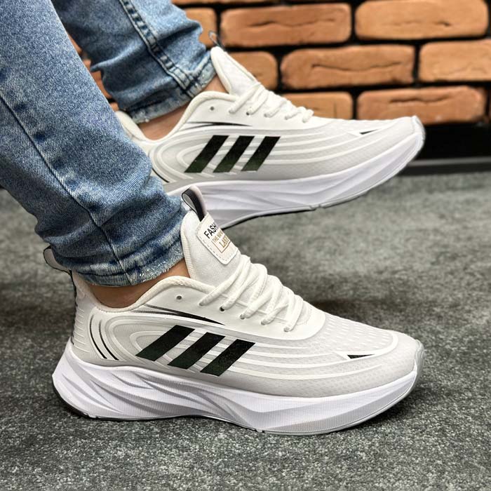 کتونی مردانه اسپرت مدل آدیداس adidas رنگ سفید کد 6411 کتونی مردانه اسپرت مدل آدیداس adidas رنگ سفید کد 6411