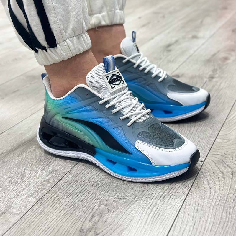 کتونی اسپرت مردانه مدل ریباک reebok رنگ آبی کد 6500 کتونی اسپرت مردانه مدل ریباک reebok رنگ آبی کد 6500