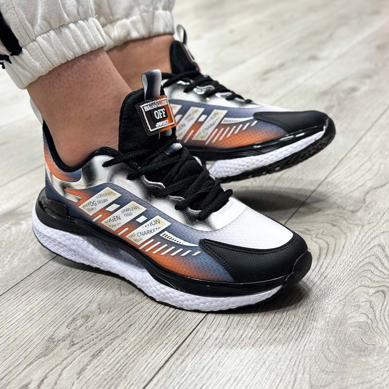 کتونی مردانه مدل ADIDAS آدیداس رنگ نارنجی سفید کد 57903 کتونی مردانه مدل ADIDAS آدیداس رنگ نارنجی سفید کد 57903
