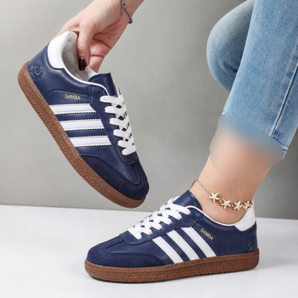 کتونی اسپرت زنانه مدل آدیداس سامبا Adidas رنگ سرمه‌ای کد 51461