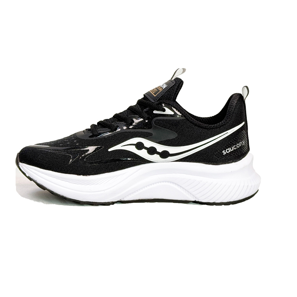 کتونی اسپرت ست مردانه زنانه مدل ساکونی Saucony رنگ مشکی زیره سفید کد 51208 کتونی اسپرت ست مردانه زنانه مدل ساکونی Saucony رنگ مشکی زیره سفید کد 51208