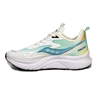 کتونی اسپرت مردانه مدل ساکونی Saucony رنگ سفید سبز کد 51209